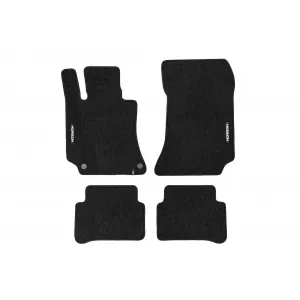 Mochete textile din seria Horizon de la Frogum potrivite pentru Mercedes E class W212 2009-2016, CLS C218 2010-2018, set de 4 bucăți, negru