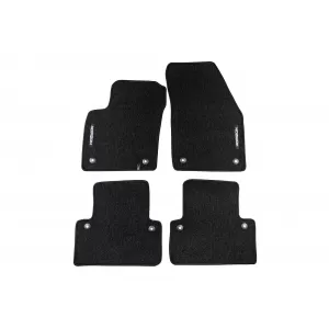 Mochete textile din seria Horizon de la Frogum potrivite pentru Volvo S40, V50 2004-2012, C30 2006-2012, set de 4 bucăți, negru