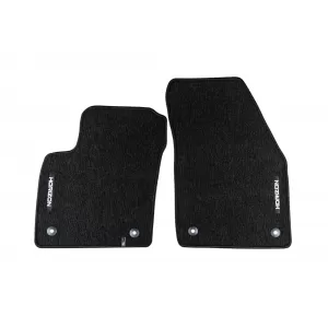 Mochete textile din seria Horizon de la Frogum potrivite pentru Volvo S40, V50 2004-2012, C30 2006-2012, set de 4 bucăți, negru-image-6255438