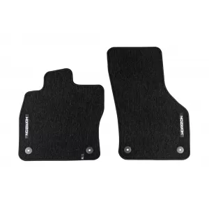 Mochete textile din seria Horizon de la Frogum, potrivite pentru Volkswagen Golf Sportsvan 2014-2020, Passat B8 2012-2020, Skoda Octavia după 2019, set de 4 bucăți, negru-image-6255452
