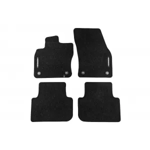 Mochete textile din seria Horizon de la Frogum potrivite pentru Volkswagen Tiguan 2016-2024, set de 4 bucăți, negre
