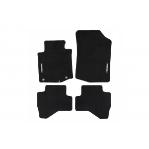 Textile floor mats from the Horizon series by Frogum suitable for Citroen C1 2005-2014, Peugeot 107 hatchback, Toyota Aygo 2005-2010, set of 4 pieces, black