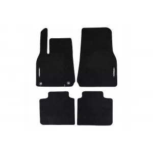 Mochete textile din seria Horizon de la Frogum potrivite pentru Tesla Model Y 2020-2025, set de 4 bucăți, negru