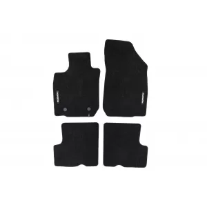 Mochete textile din seria Horizon de la Frogum potrivite pentru Dacia Logan 2008-2014, Logan MCV 2006-2013, set de 4 bucăți, negru