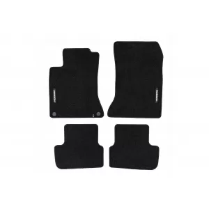 Mochete textile din seria Horizon de la Frogum potrivite pentru Mercedes A class W176 2012-2018, set de 4 bucăți, negru