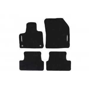 Mochete textile din seria Horizon de la Frogum potrivite pentru Peugeot 3008 2016-2024, nu sunt potrivite pentru versiunea Hybrid, set de 4 bucăți, negru