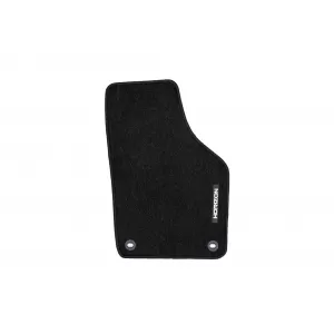 Textile floor mats from the Horizon series by Frogum suitable for Volkswagen Sharan, Seat Alhambra 2010-2020, set of 3 pieces, black