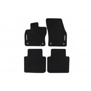 Mochete textile din seria Horizon de la Frogum potrivite pentru Skoda Kodiaq 2016-2024, Seat Tarraco 2018-2024, set de 4 bucăți, negru