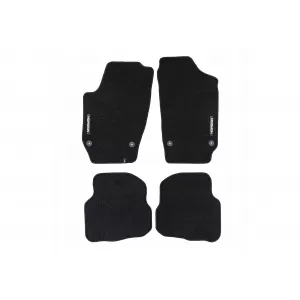 Mochete textile din seria Horizon de la Frogum potrivite pentru Volkswagen Polo 2001-2003, Seat Ibiza 2002-2008, set de 4 bucăți, negru