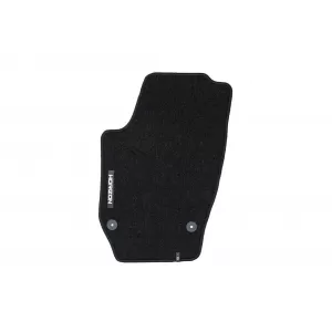 Textile floor mats from the Horizon series by Frogum suitable for Volkswagen Polo 2001-2003, Seat Ibiza 2002-2008, set of 4 pieces, black