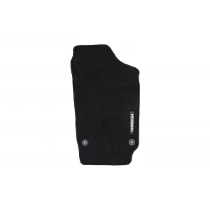 Textile floor mats from the Horizon series by Frogum suitable for Volkswagen Polo 2001-2003, Seat Ibiza 2002-2008, set of 4 pieces, black