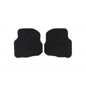 Textile floor mats from the Horizon series by Frogum suitable for Volkswagen Polo 2001-2003, Seat Ibiza 2002-2008, set of 4 pieces, black