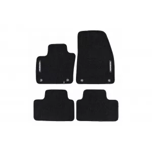 Textile floor mats from the Horizon series by Frogum suitable for Volvo XC40 after 2017, set of 4 pieces, black