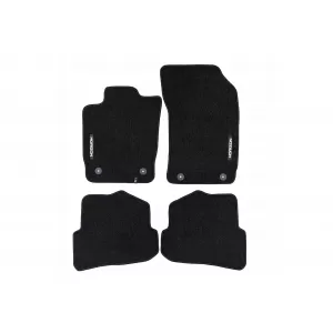 Mochete textile din seria Horizon de la Frogum potrivite pentru Audi A1 8X 2010-2018 hatchback cu 3 uși, A1 Sportback 8X 2012-2018 hatchback cu 5 uși, set de 4 piese, negru