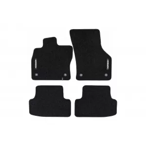 Mochete textile din seria Horizon de la Frogum potrivite pentru Audi A3 sedan după 2020, set de 4 bucăți, negru