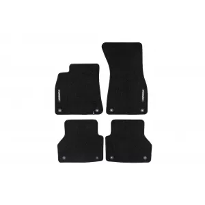 Mochete textile din seria Horizon de la Frogum potrivite pentru Audi A6 C8 după 2018, set de 4 bucăți, negru