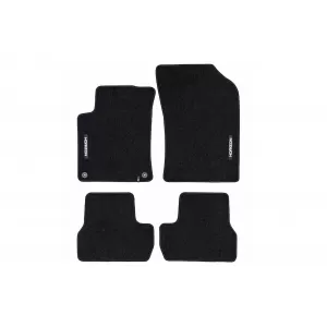 Mochete textile din seria Horizon de la Frogum potrivite pentru Citroen DS3 2014-2016, set de 4 bucăți, negru