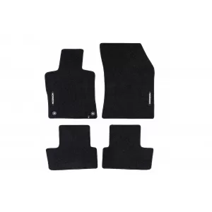 Mochete textile din seria Horizon de la Frogum potrivite pentru Citroen DS4 după 2021, set de 4 bucăți, negru