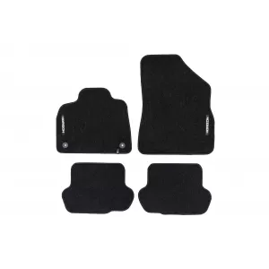 Mochete textile din seria Horizon de la Frogum potrivite pentru Citroen DS5 2011-2015, set de 4 bucăți, negru