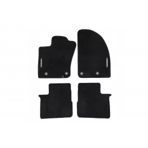 Mochete textile din seria Horizon de la Frogum potrivite pentru Fiat Tipo după 2015, set de 4 bucăți, negru