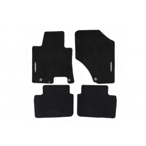 Mochete textile din seria Horizon de la Frogum potrivite pentru Hyundai i30 după 2017, set de 4 bucăți, negru