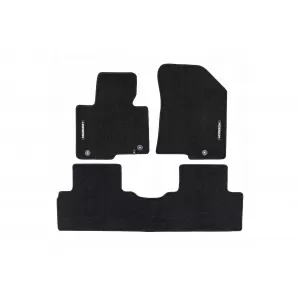 Mochete textile din seria Horizon de la Frogum potrivite pentru Kia Carens 2013-2019, set de 3 piese, negru