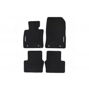 Mochete textile din seria Horizon de la Frogum potrivite pentru Mazda 2 după 2014, set de 4 bucăți, negru
