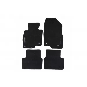 Mochete textile din seria Horizon de la Frogum potrivite pentru Mazda 3 2013-2018, set de 4 bucăți, negru