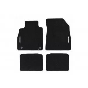 Mochete textile din seria Horizon de la Frogum potrivite pentru Nissan Micra K14 2016-2022, set de 4 bucăți, negru