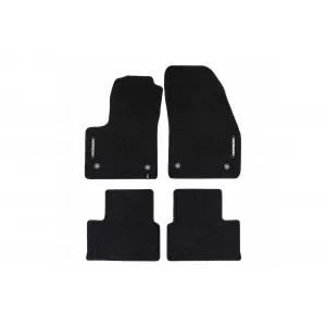Mochete textile din seria Horizon de la Frogum potrivite pentru Opel Meriva B 2010-2017, set de 4 bucăți, negru