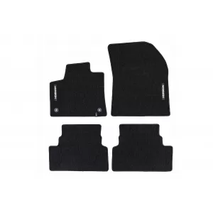 Mochete textile din seria Horizon de la Frogum potrivite pentru Opel Grandland X 2017-2024, set de 4 bucăți, negru