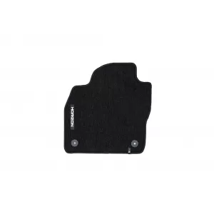 Textile floor mats from the Horizon series by Frogum suitable for Seat Ibiza after 2017, set of 4 pieces, black