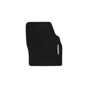 Textile floor mats from the Horizon series by Frogum suitable for Seat Ibiza after 2017, set of 4 pieces, black