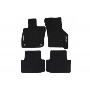 Mochete textile din seria Horizon de la Frogum potrivite pentru Seat Leon după 2020, set de 4 bucăți, negru