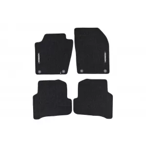 Mochete textile din seria Horizon de la Frogum potrivite pentru Skoda Fabia 2014-2022, set de 4 bucăți, negru