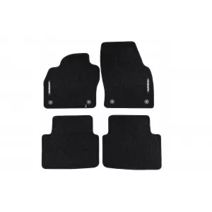 Mochete textile din seria Horizon de la Frogum potrivite pentru Skoda Scala după 2019, set de 4 bucăți, negru