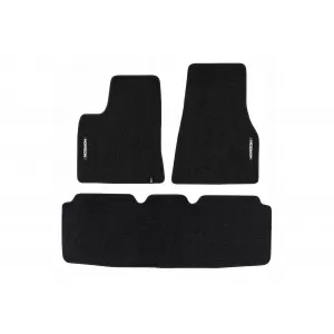 Mochete textile din seria Horizon de la Frogum potrivite pentru Tesla Model S după 2012, set de 3 bucăți, negru