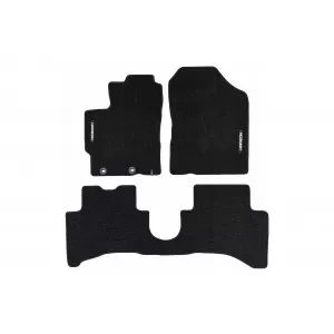 Mochete textile din seria Horizon de la Frogum potrivite pentru Toyota Yaris Hybrid 2011-2017, set de 3 bucăți, negru
