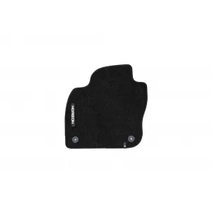 Textile floor mats from the Horizon series by Frogum suitable for Volkswagen T-Cross after 2018, set of 4 pieces, black