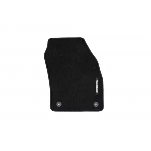 Textile floor mats from the Horizon series by Frogum suitable for Volkswagen T-Cross after 2018, set of 4 pieces, black
