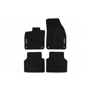 Mochete textile din seria Horizon de la Frogum potrivite pentru Volkswagen ID.4 după 2020, set de 4 bucăți, negru