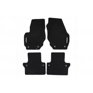 Mochete textile din seria Horizon de la Frogum potrivite pentru Volvo S80 2006-2016, set de 4 bucăți, negru