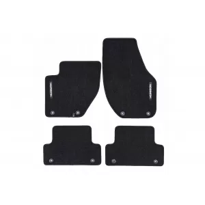 Mochete textile din seria Horizon de la Frogum potrivite pentru Volvo V40 2012-2019, set de 4 bucăți, negru