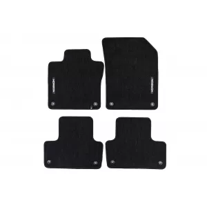 Mochete textile din seria Horizon de la Frogum potrivite pentru Volvo XC60 după 2017, set de 4 bucăți, negru