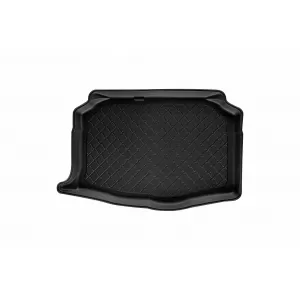 Covor din polietilenă Petex, potrivit pentru Seat Ibiza după 2017, cu podeaua portbagajului în poziția inferioară, negru