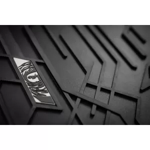 Mănuși din cauciuc frontale specifice, potrivite pentru seria Frogum NOMAD pentru Fiat 500, 500 C după 2007, Fiat Panda 2003-2012, Ford Ka 2008-2016, set de 2 piese, culoare neagră-image-6256365