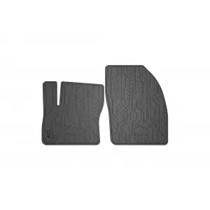 Covorașe de cauciuc frontale specifice, potrivite pentru Ford C-Max 2010-2019, set de 2 piese, culoare neagră din seria Frogum NOMAD-image-6256369