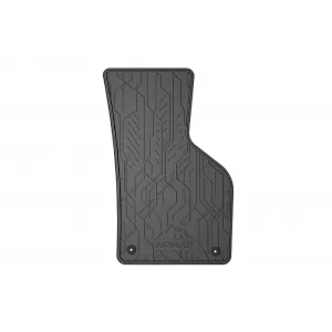 Specific front rubber mats suitable for Volkswagen Passat B6 2005-2010, B7 2010-2014, CC 2008-2012, 2-piece set, black color-image-6256414
