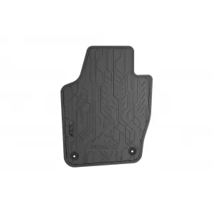 Mochete din cauciuc frontale specifice, potrivite pentru Volkswagen Polo 2009-2017, set de 2 piese, culoare neagră din seria Frogum NOMAD-image-6256420