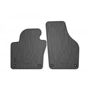 Mănuși de cauciuc frontale specifice potrivite pentru Volkswagen Tiguan 2001-2016, set de 2 piese, culoare neagră din seria Frogum NOMAD-image-6256442